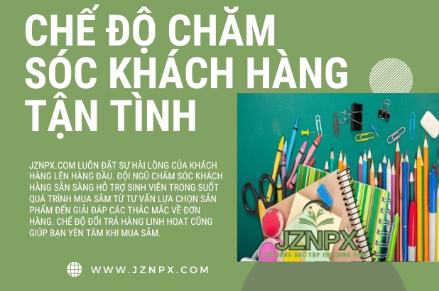 Giới Thiệu ĐỒ DÙNG HỌC TẬP CHO SINH VIÊN JZNPX