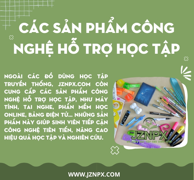 Khuyến mãi ĐỒ DÙNG HỌC TẬP CHO SINH VIÊN JZNPX